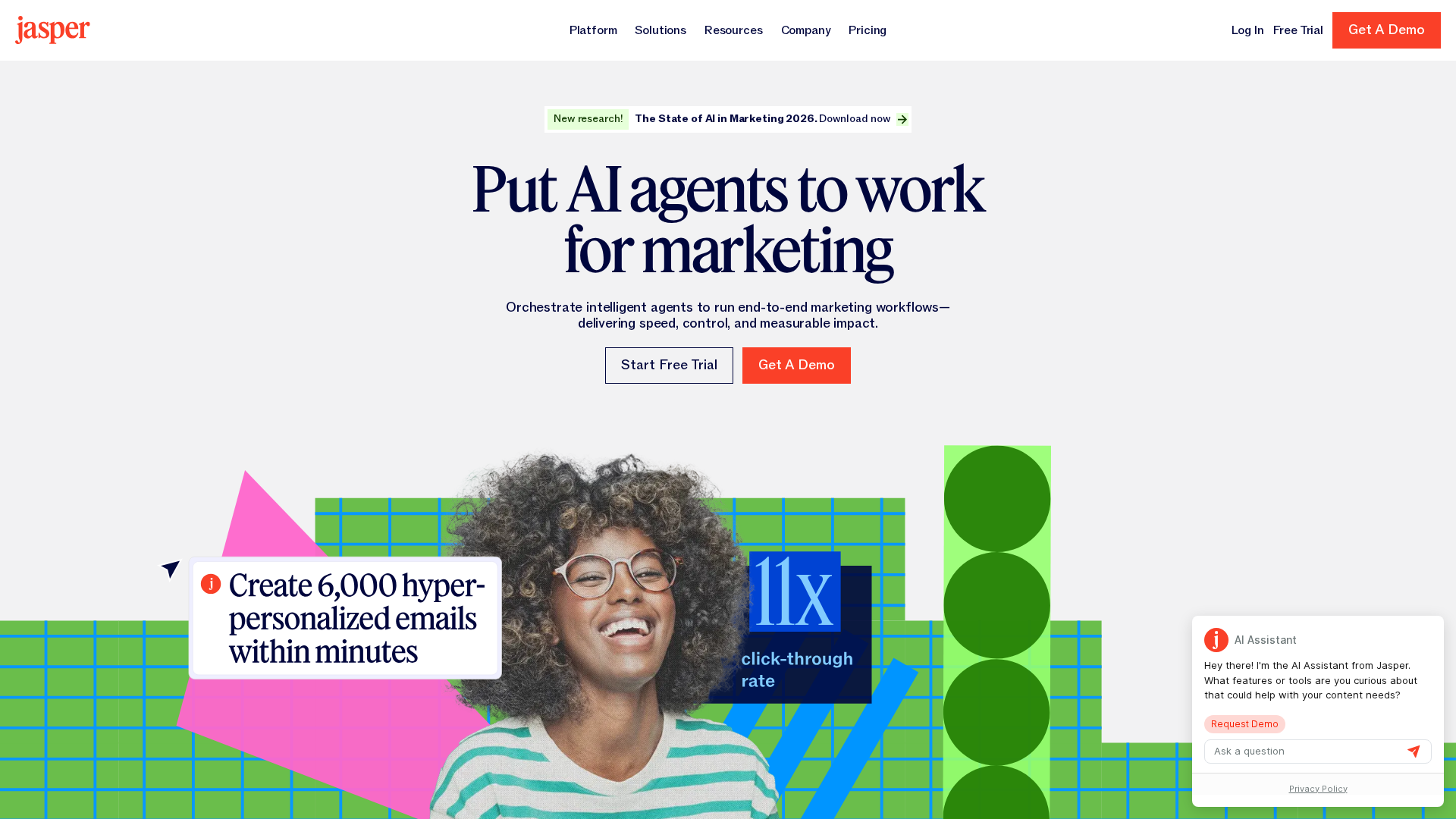 Jasper interface screenshot